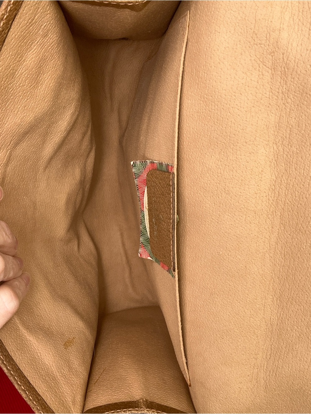 Vintage Gucci Accessory Collection Red Green Stripe Envelope Clutch COA - Picture 10 of 17